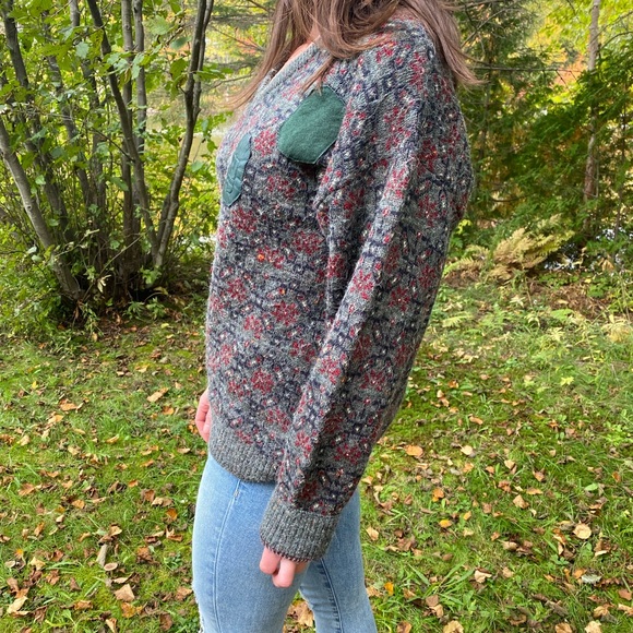 Prince Bellini whool sweaters, leather patch, vintage fall - Picture 2 of 6